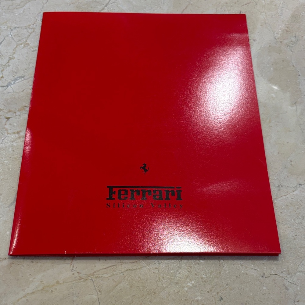Ferrari Silicon Valley Concorso Italiano Letter